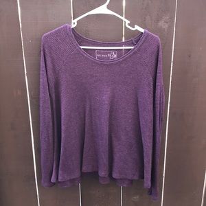 Free people thermal long sleeve shirt